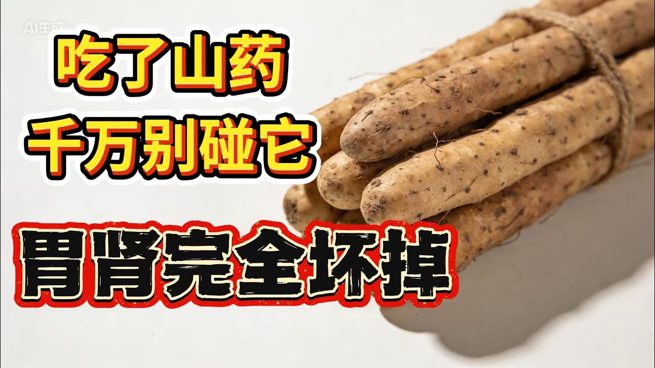 山药致命搭配暴光！悄悄引起肾衰竭，99%的长辈都吃错，这样搭配养胃降三高#山药 #肾脏健康 #中老年饮食 #三高管理 