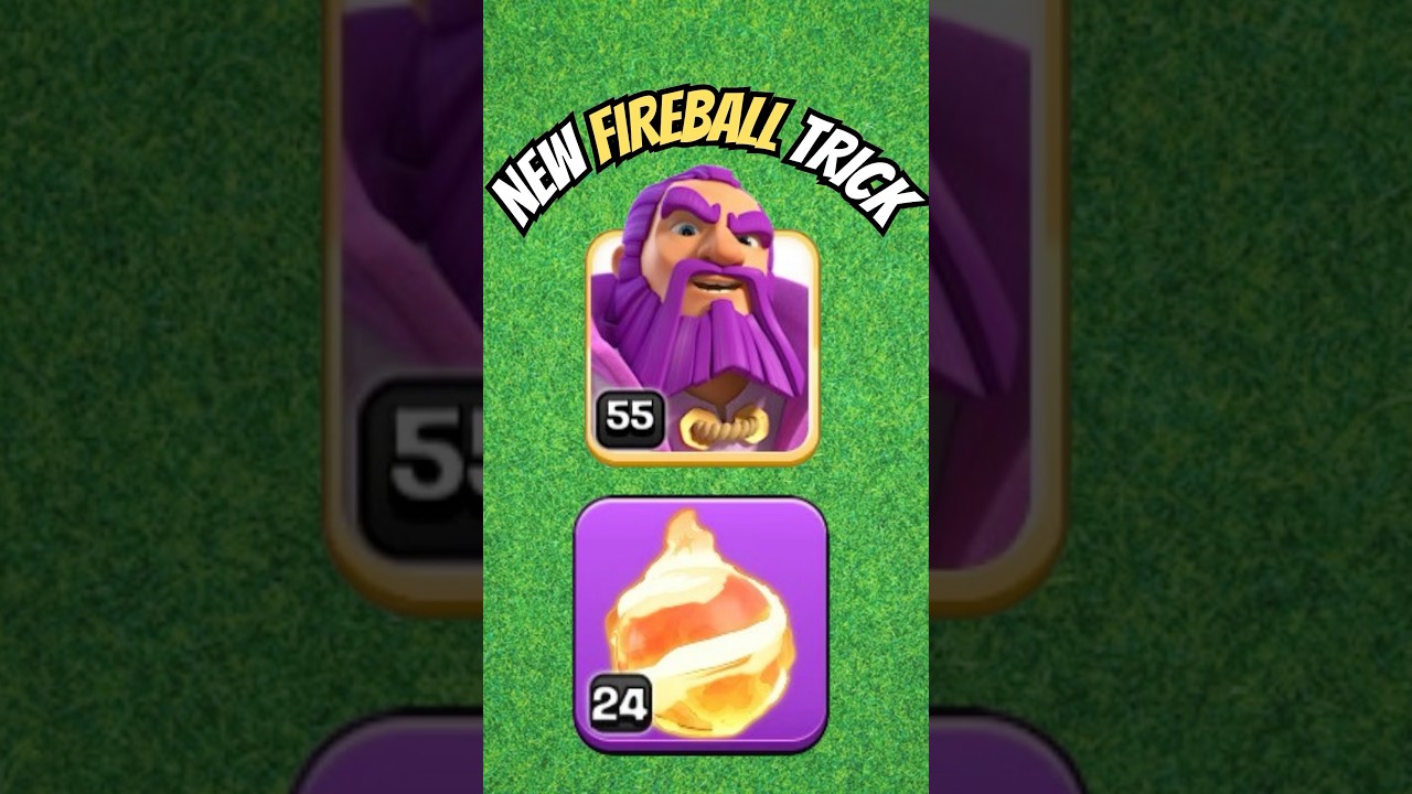 Fireball is OP! Best Hero Equipment in Clash of Clans 💪 Grand Warden Trick 