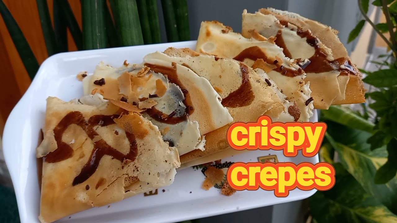 crepes crispy sederhana, paling gampang anti gagal 