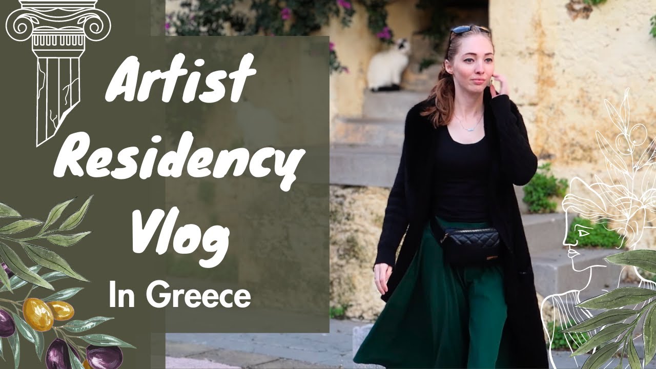 Artist Vlog: My First Artist Residency in Rhodes, Greece!