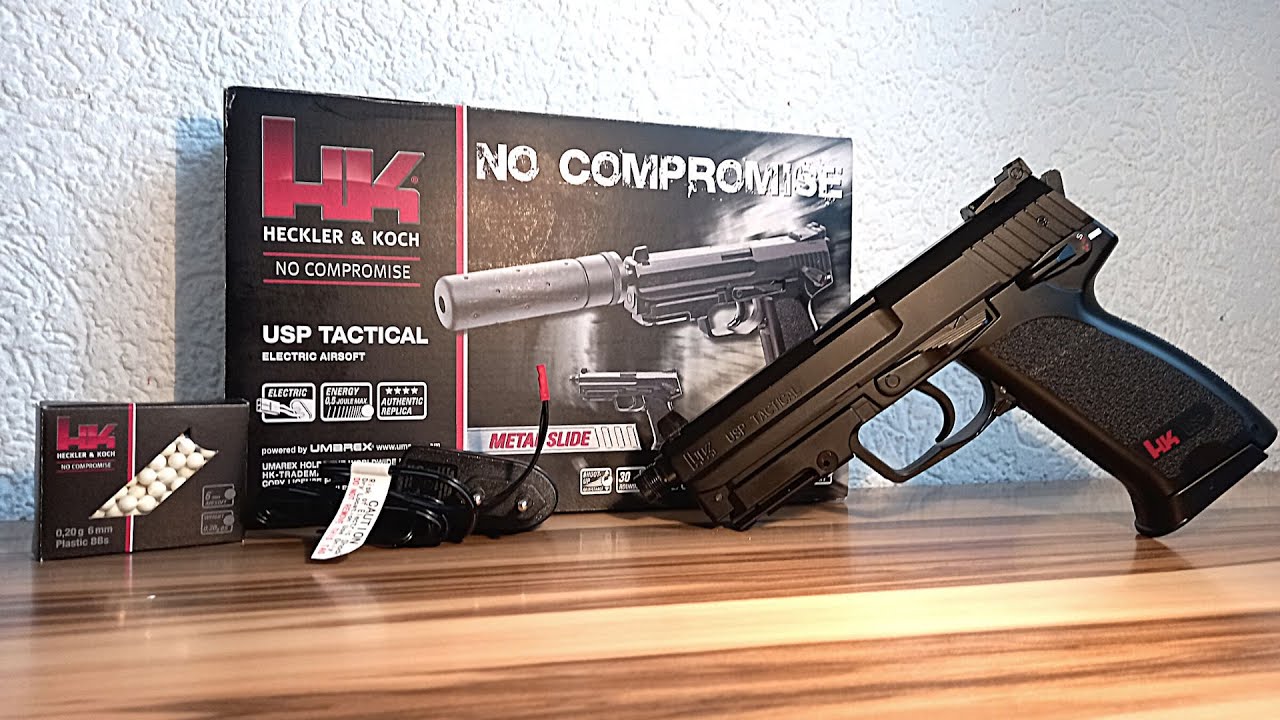 Airsoft - Heckler&Koch USP Tactical (AEP) - Review
