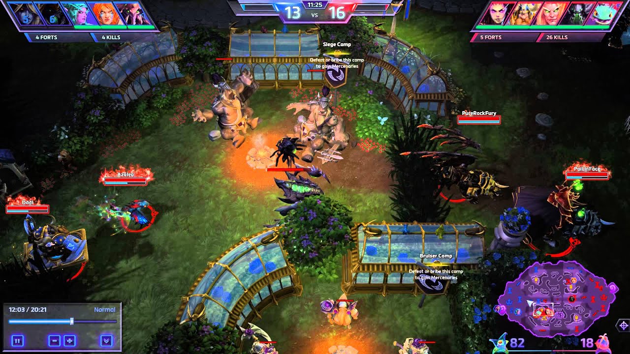 Heroes of the Storm Kerrigan Full Match (QM)