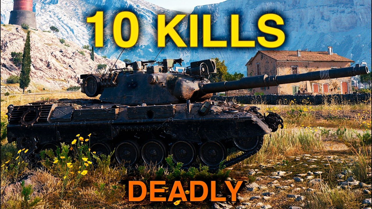 TOTAL DOMINATION 💥 Leopard 1 | 10 KILLS & 7.8K DAMAGE | WoT