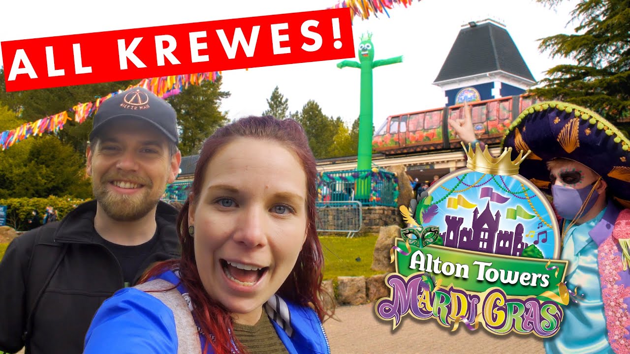 Mardi Gras at Alton Towers VLOG 2021 - All Krewe Dances!