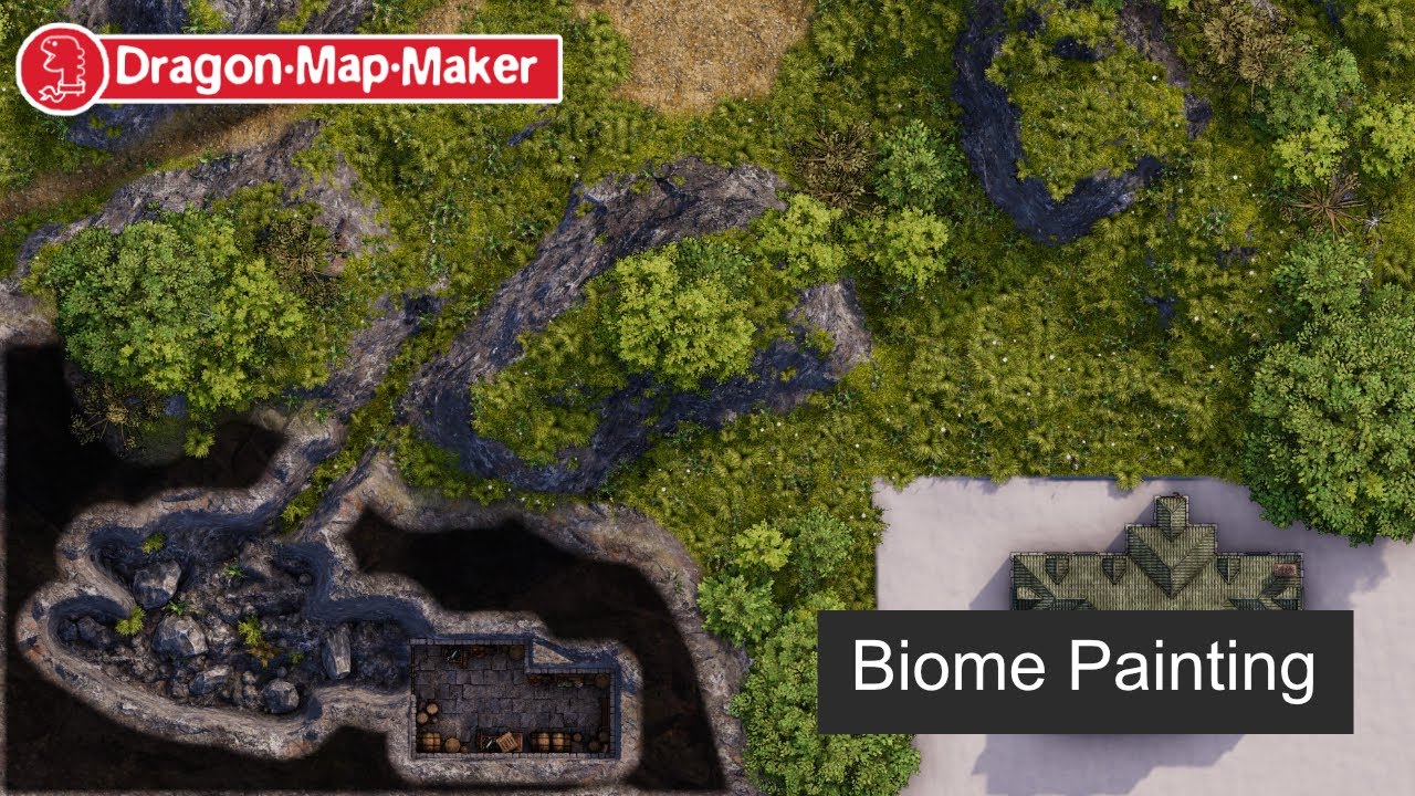 Dragon Map Maker: Kickstarter Live Map Demo - Biome Painting