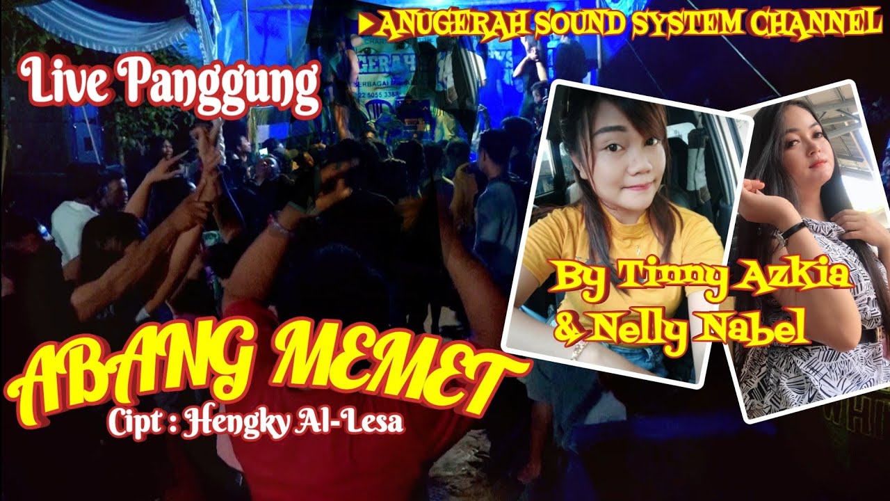 Lagu Dayak Kalteng | ABANG MEMET - TINNY AZKIA & NELLY NABEL | Live Desa Kuluk Bali, Katingan