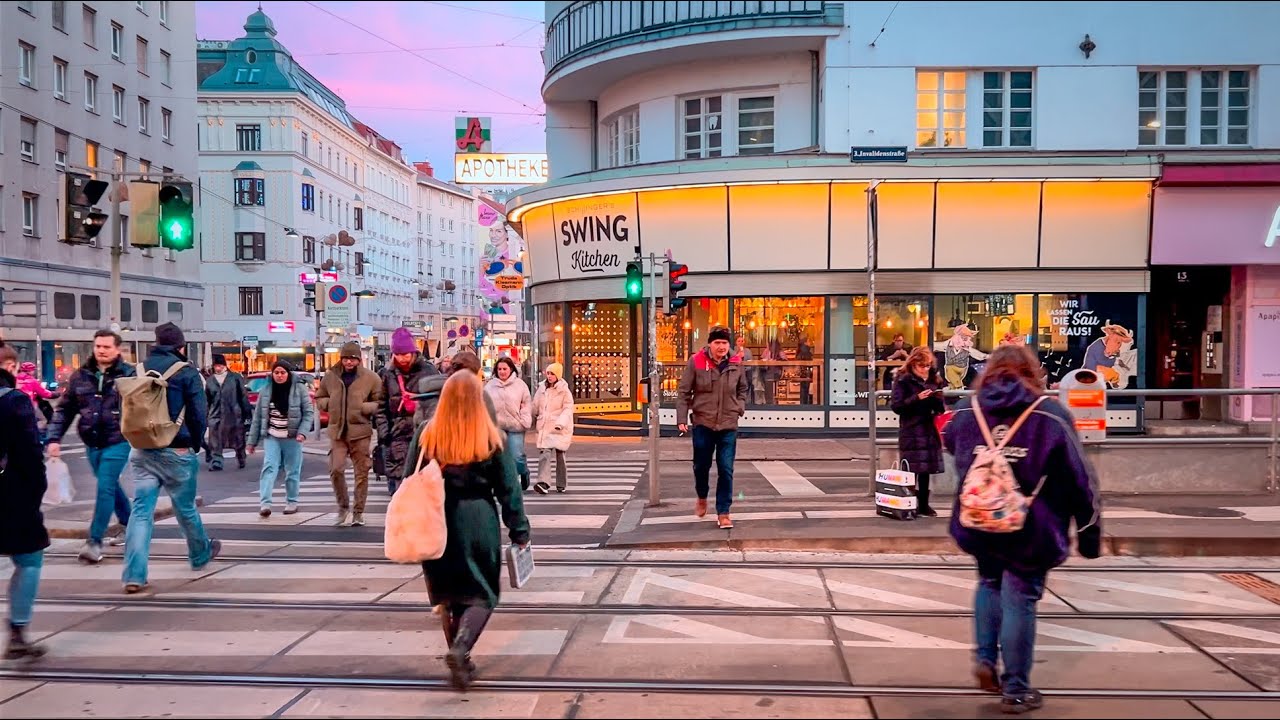 Walk in Vienna Landstraße, January 2025 | 4K HDR