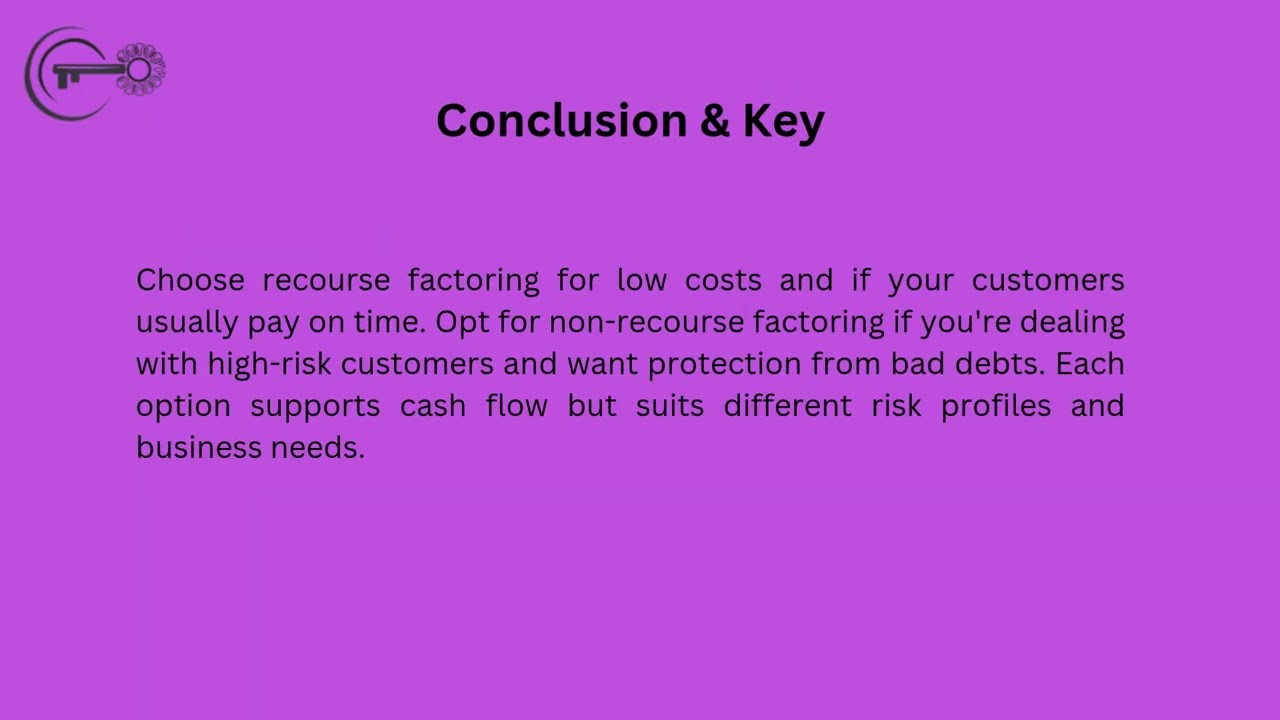 Recourse Factoring or Non recourse Factoring Which is Right for you