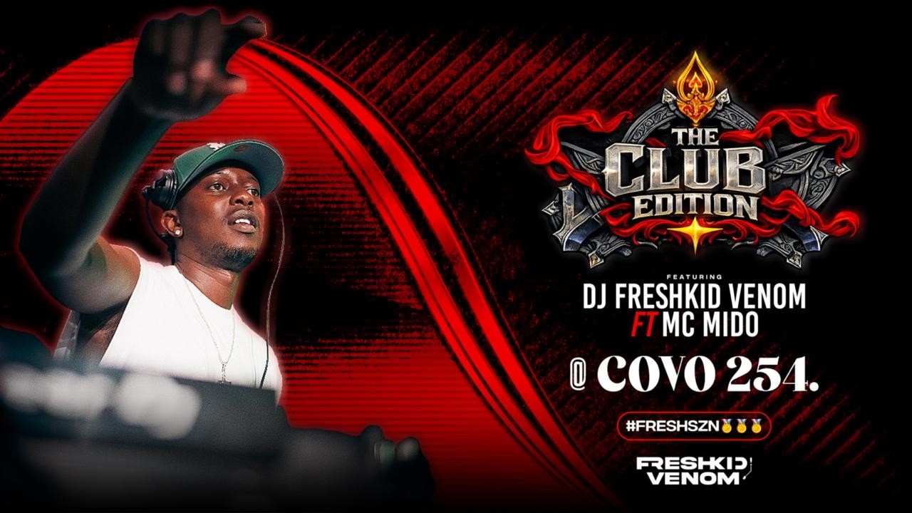 FRESHKID VENOM ft MC MIDO LIVE @ COVO254 (#Kenyan Club Bangers,Dancehall,Afrobeats,Bongo,Soca )