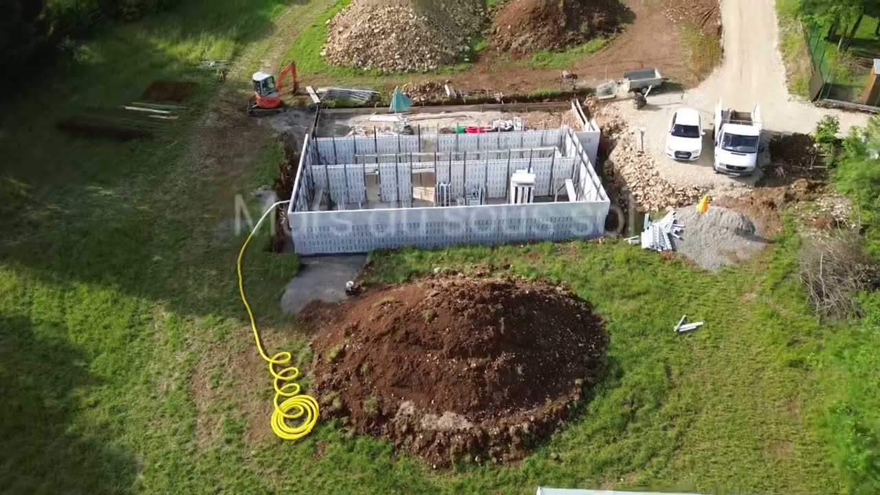 E02 - ￼Montage Murs bloc coffrant isolant - partie 1