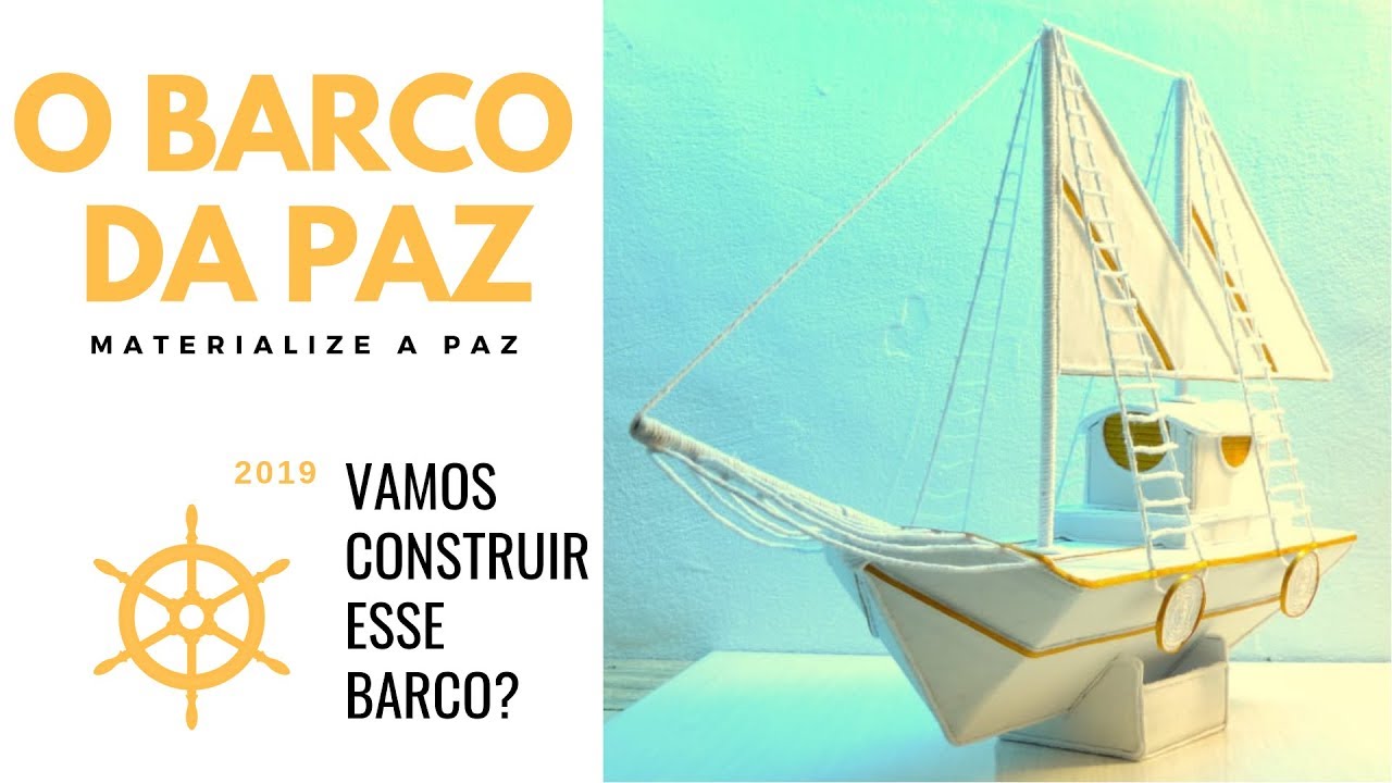Curso online de Barcos Decorativos - O Barco da Paz