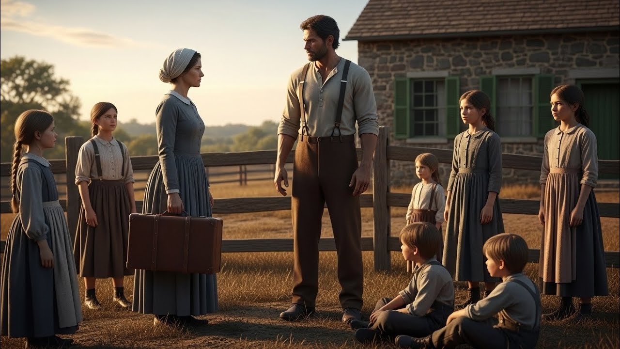 😢 TODOS FUGIAM DOS 7 FILHOS DO FAZENDEIRO VIÚVO… ATÉ QUE UMA JOVEM MUDOU TUDO