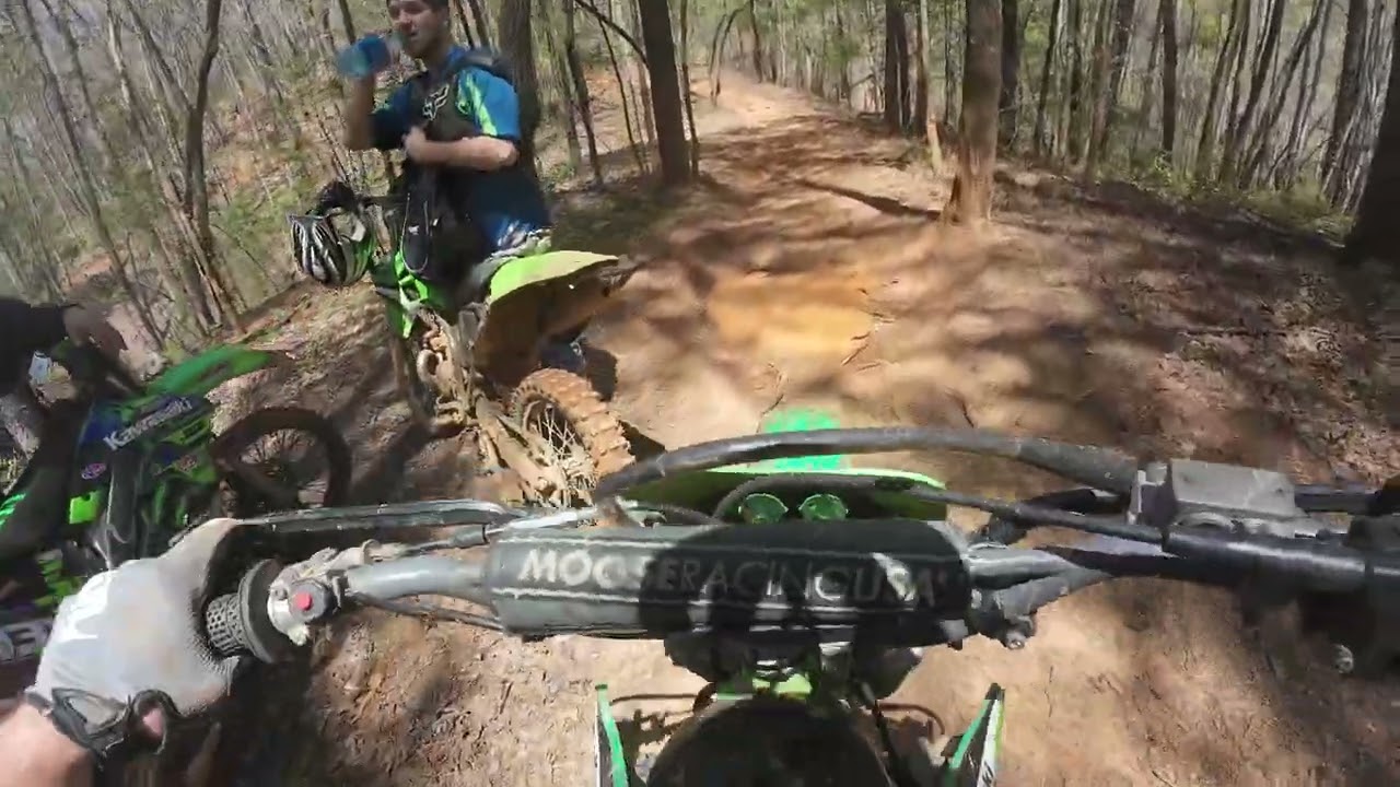 KDX220 on the youth trail BMMSP Michael POV
