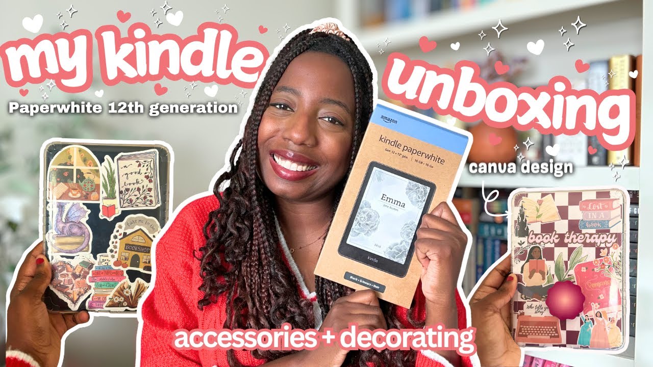В эпоху моих Kindle 🎀 | Распаковка, украшение и обзор Kindle Paperwhite 📖