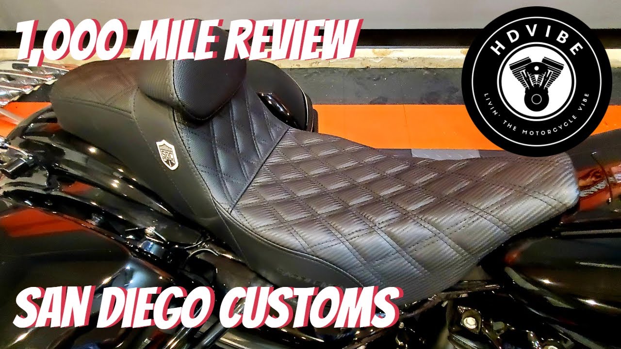 Обзор седла San Diego Customs (SDC) Pro Series Touring Saddlmen Seat 1000 миль на Road King Special