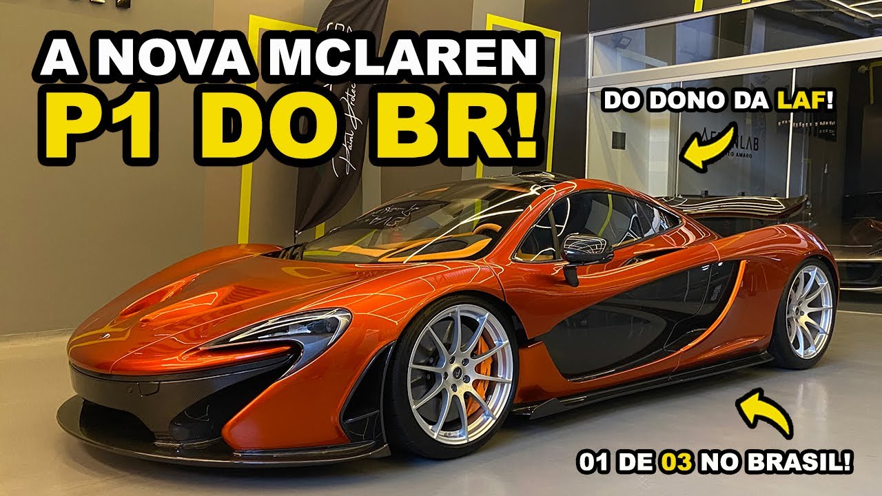 A mais nova MCLAREN P1 do BRASIL! E vai para garagem da LAFERRARI!