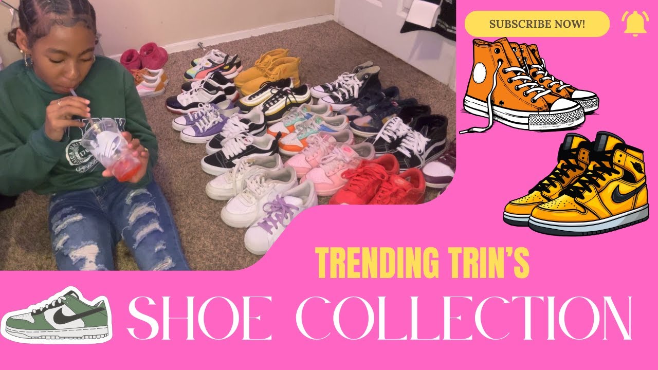 Trending Trin's Shoe Collection Is FIRE 😝🤩🔥 | Which Shoe is your FAVORITE 👀🩶 @OfficialTsquadTV