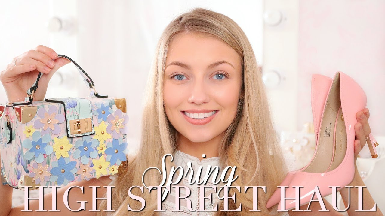 SPRING HIGH STREET HAUL ~ RIVER ISLAND, MISS SELFRIDGE, MANGO, ALDO ~ Freddy My Love