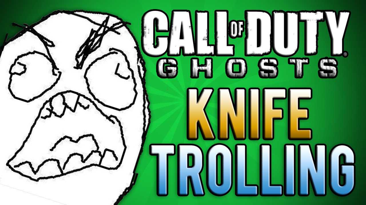 Knife Only Reactions #1 - Call of Duty Ghosts (Gun Game Knife Trolling)
