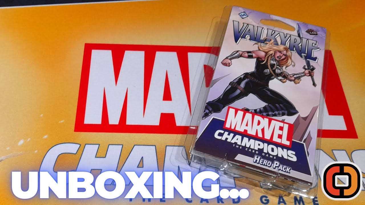 Unboxing... Marvel Champions Valkyrie Hero Pack