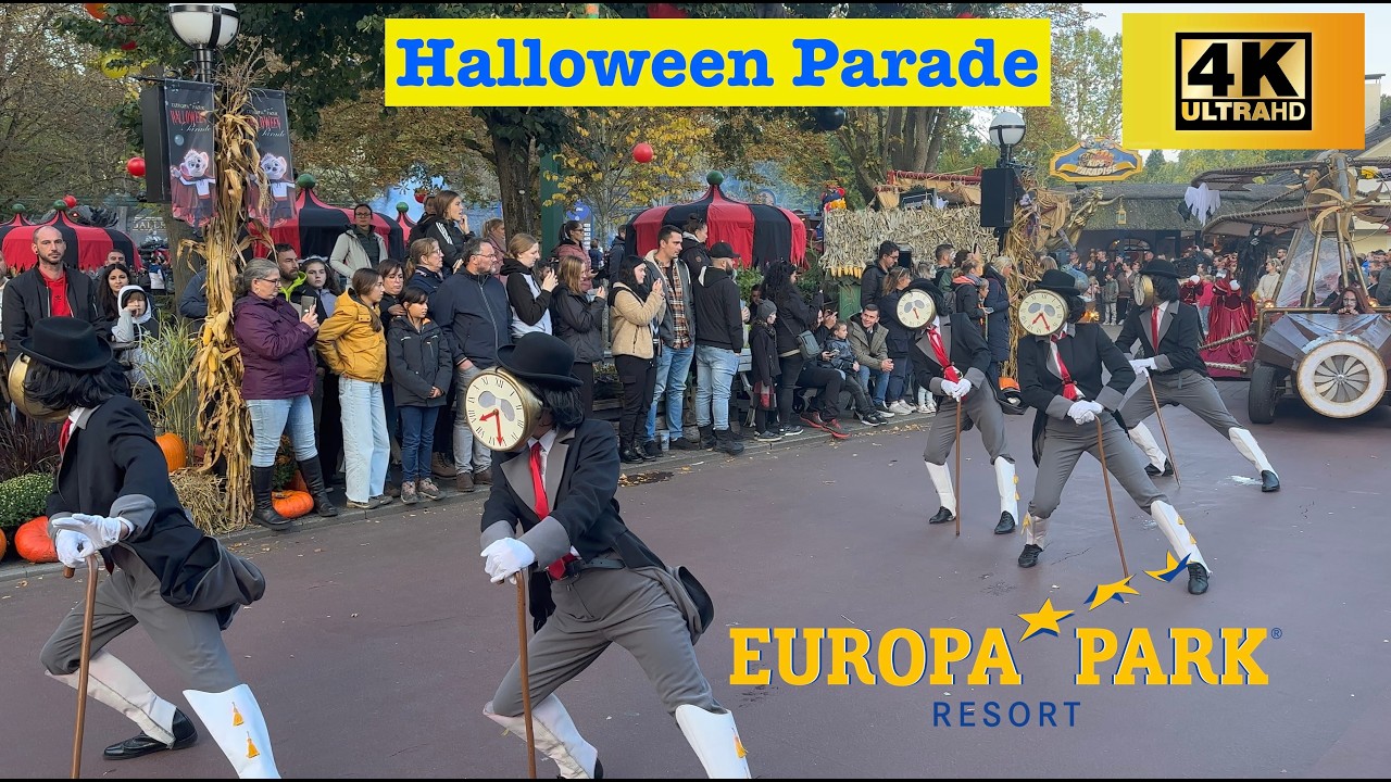 Europa Park Halloween Parade 2024 in 4K