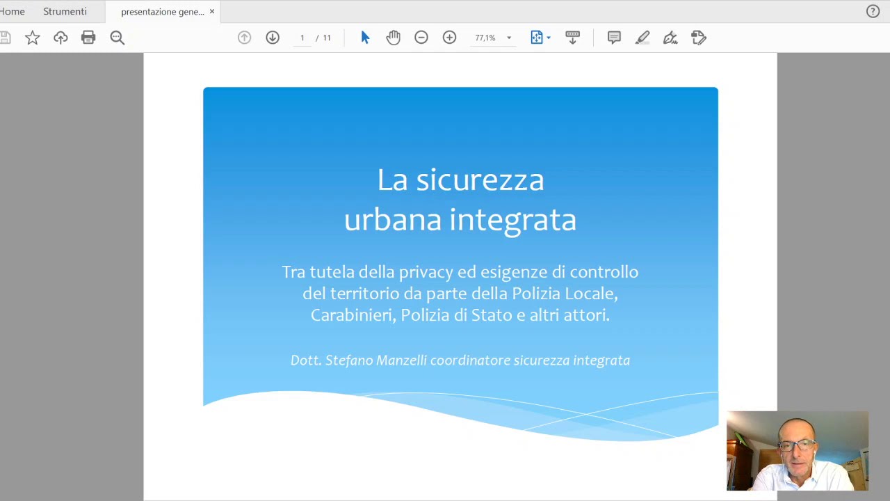 Sicurezza urbana integrata
