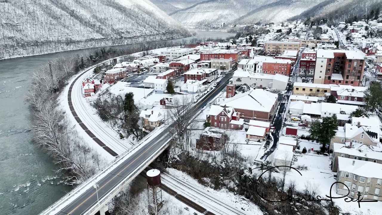 Hinton, WV area winter wonderland after winter storm Garrett