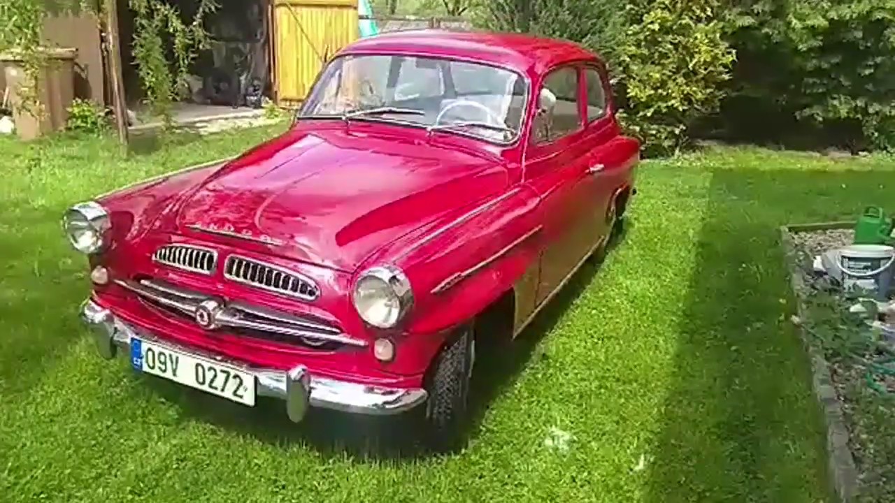 Обзор Тест-Драйв Škoda 440 Spartak 1958 года от Яна с Чехии, Тачка Его Дедушки