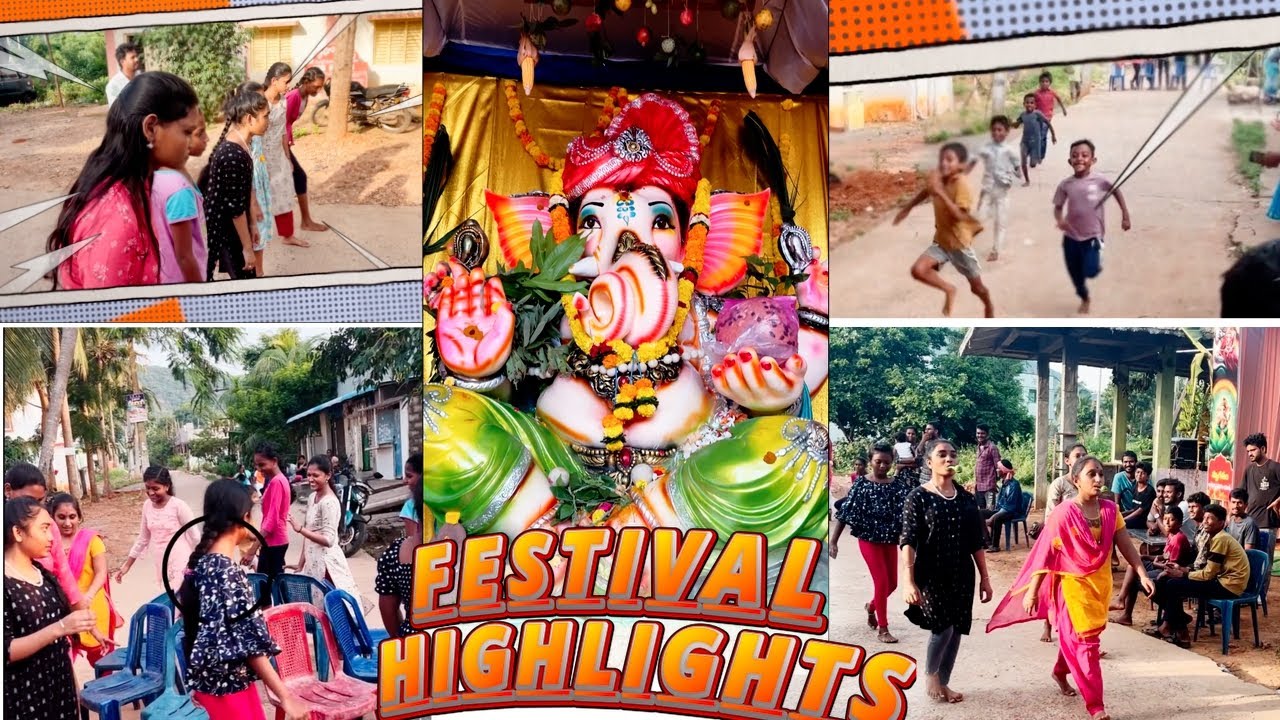 I Experienced the MOST EPIC Vinayaka Chavithe Festival in My Village