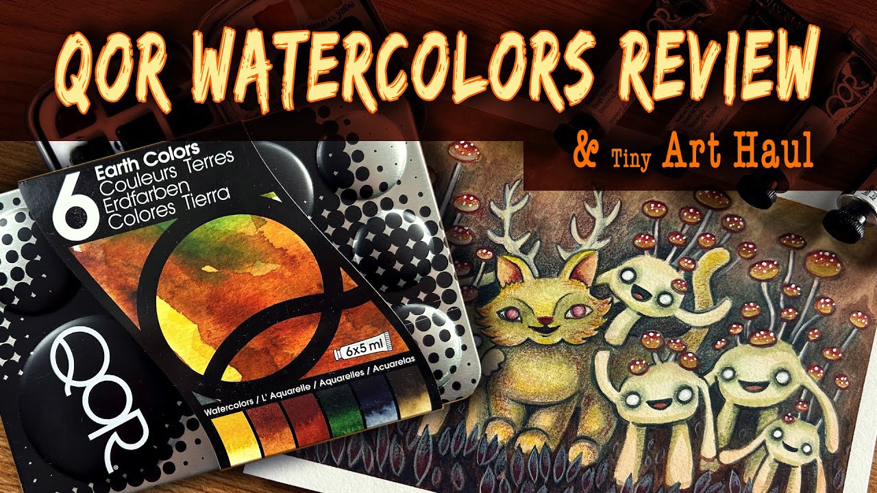 ✨QOR Watercolors Earth Set - my honest review✨ and also a tiny Art Haul ❤️