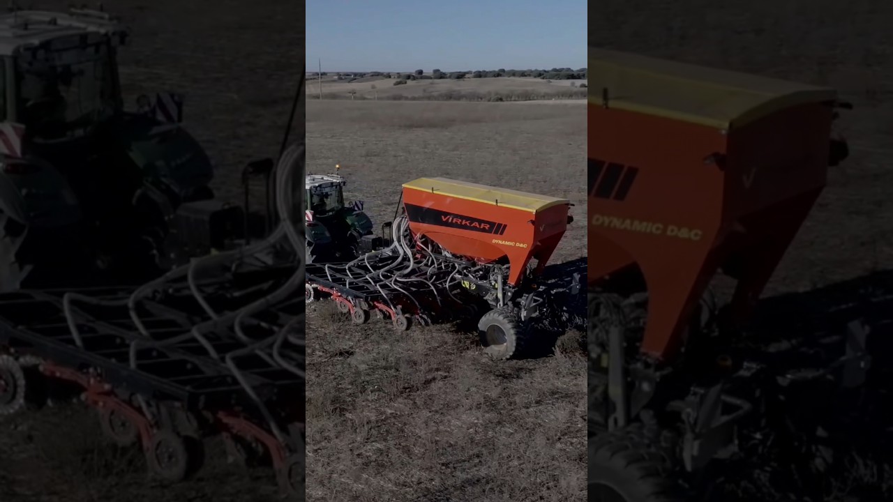 Dynamic D&C in action🚜 Direct seeding, efficient and precise.
