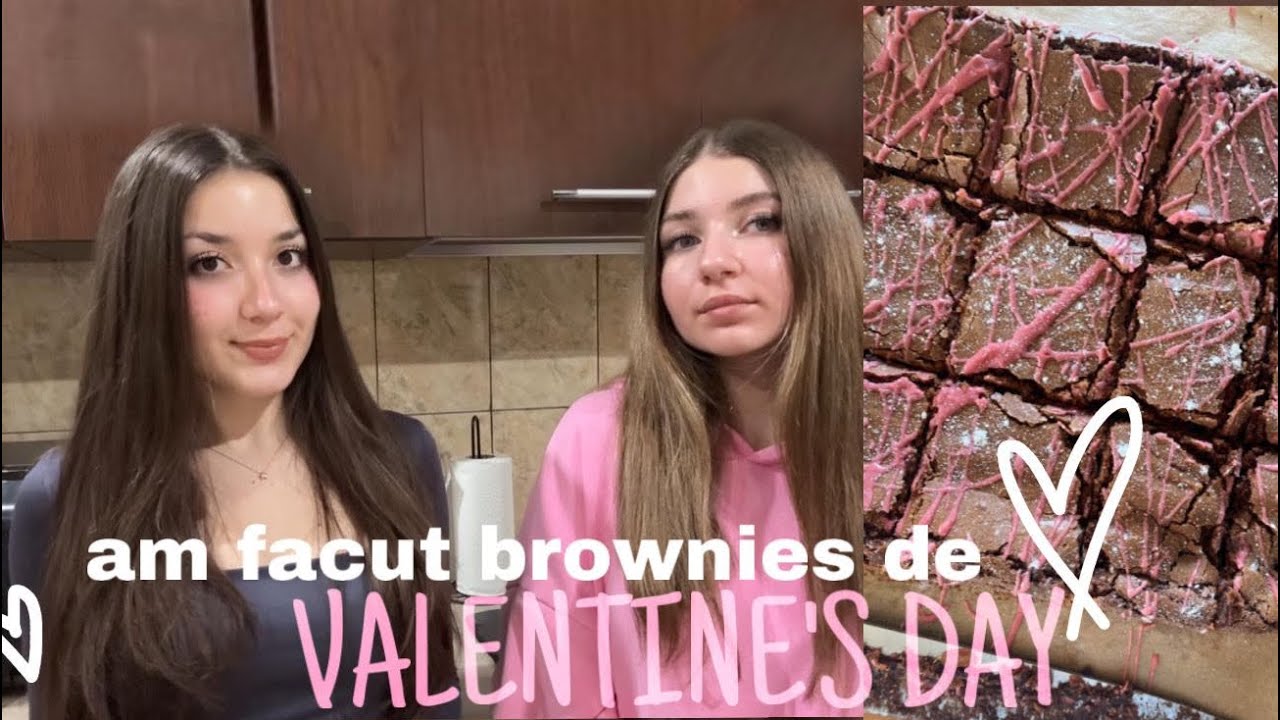 am făcut brownies de valentine’s day 💝 || cooking vlog