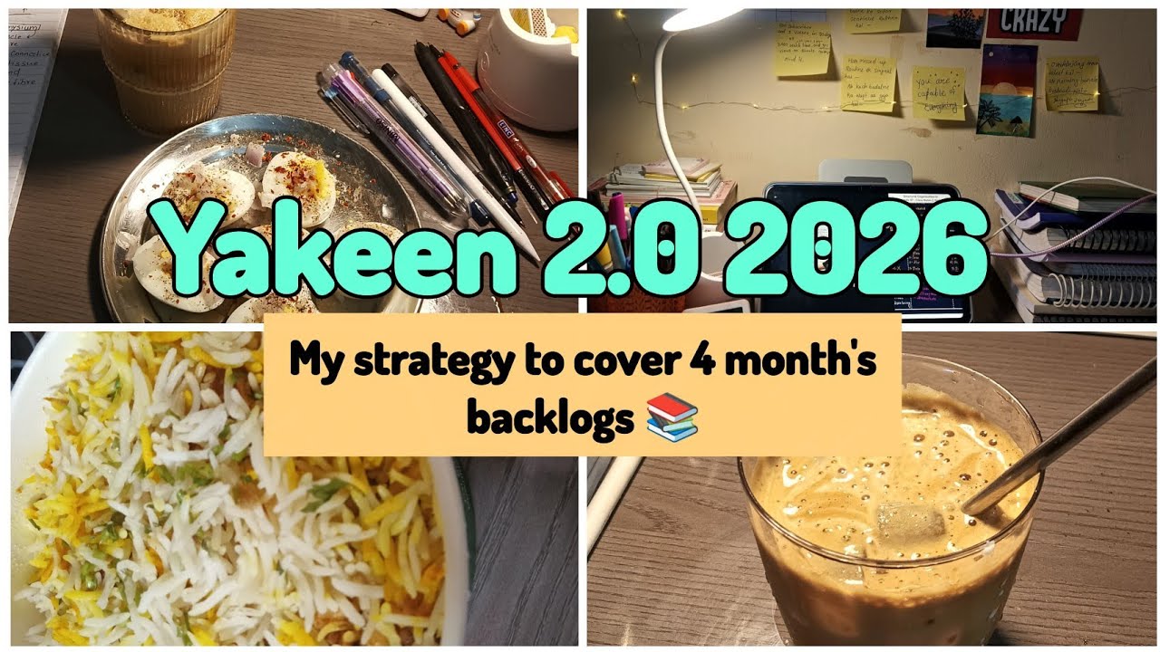 My Strategy To Cover 4 Month's Backlogs📚|NEET 2026 |Ykeen 2.0 |#physicswallah #studyvlog 
