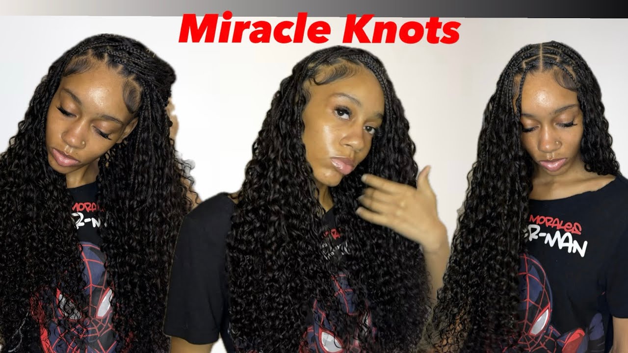 How To: MIRACLE KNOTS The EASY Way | DETAILED Tutorial w/ Feathered Crochet Hair 