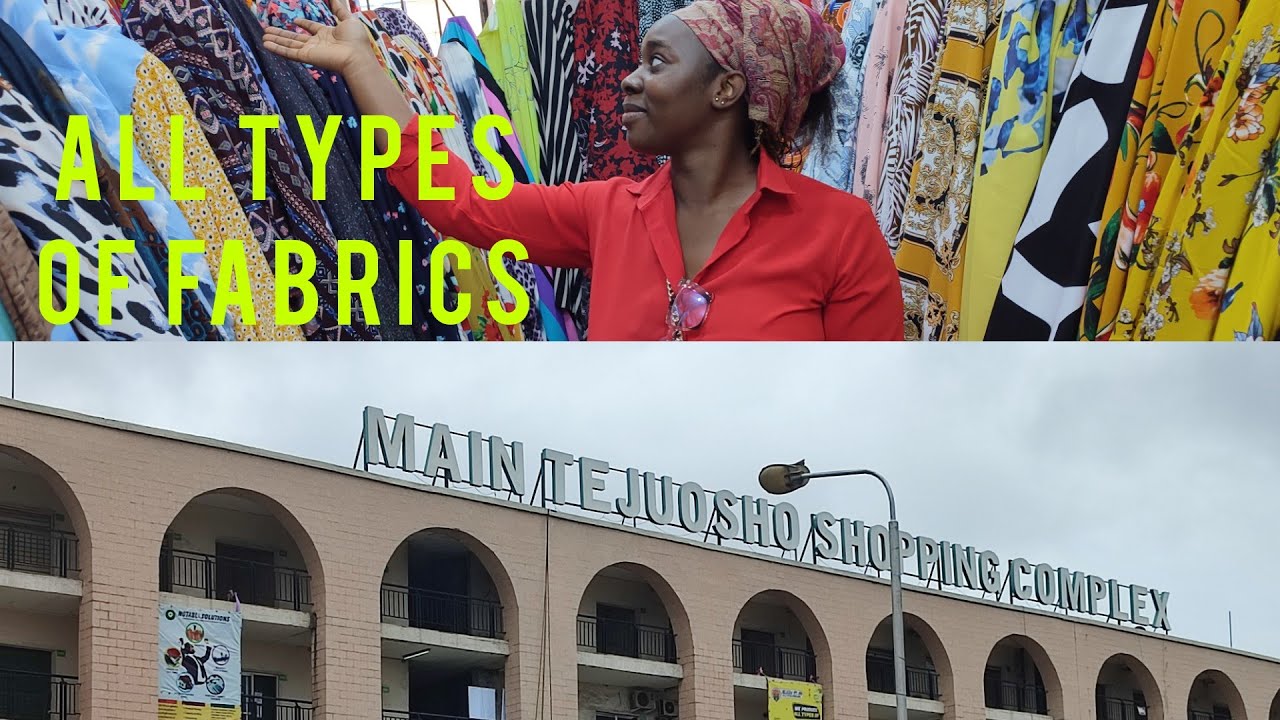 THE BIGGEST FABRIC MARKET IN LAGOS NIGERIA | YOU can get all types of  fabrics here