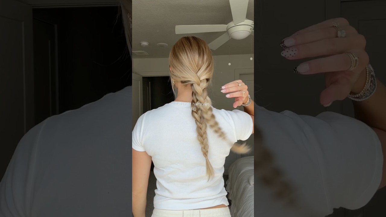 Fall braid hairstyles