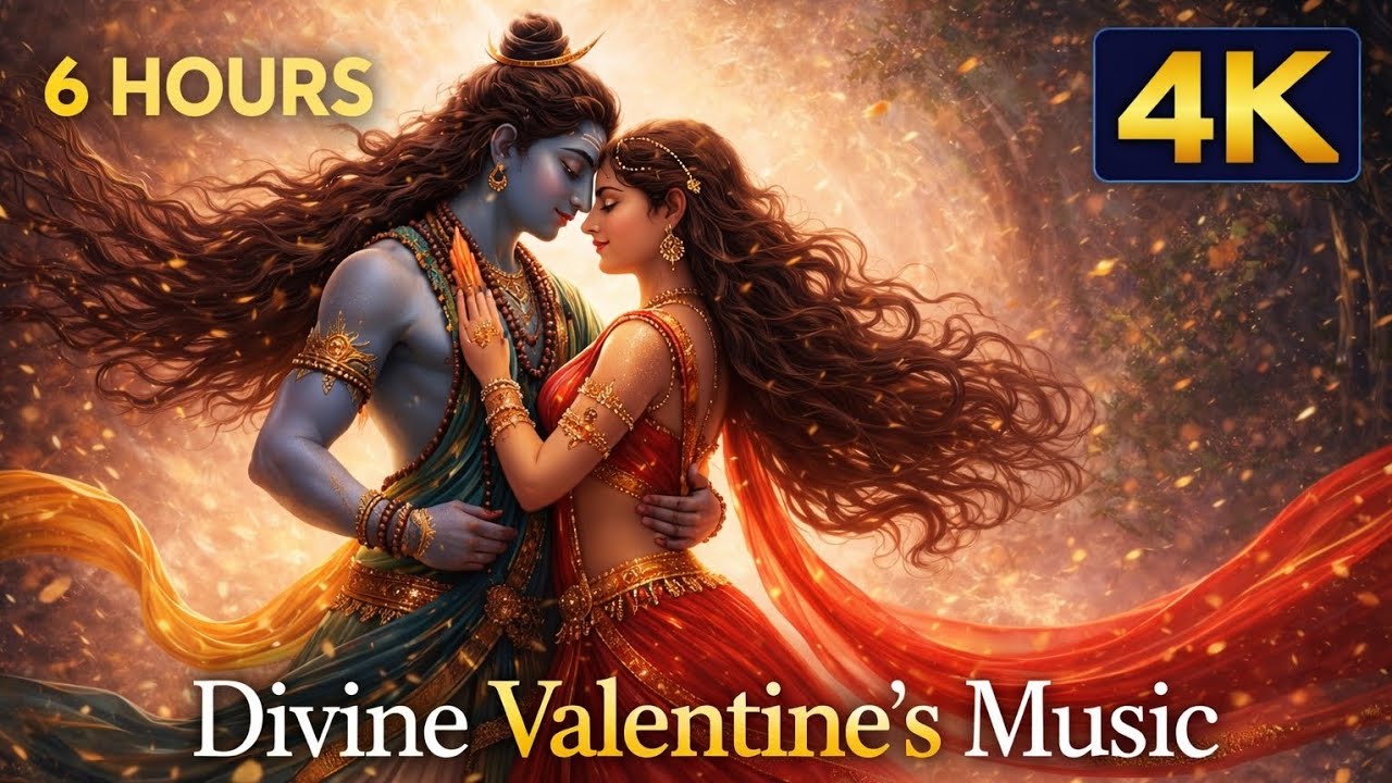 6 HOURS Divine Valentine’s Music ❤️ 4K Romantic Instrumental | Peaceful , Calm Mind, Deep Relaxation