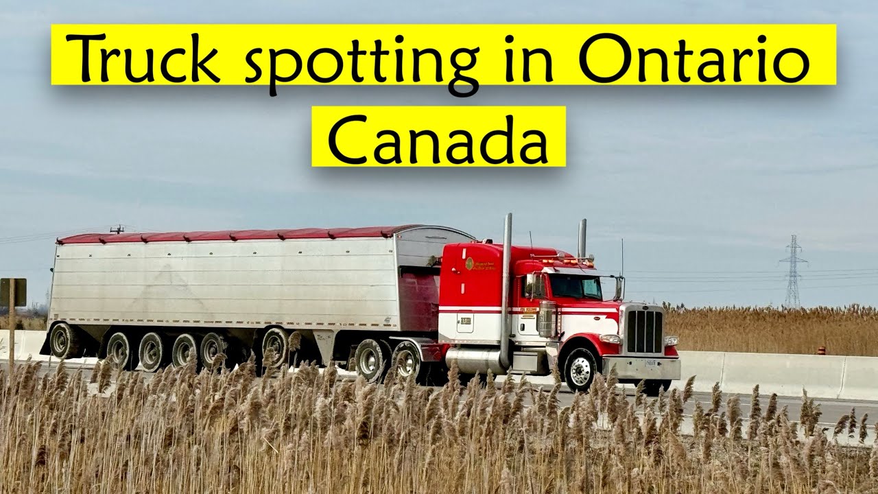 Truck Spotting in Ontario, Canada #3 🇨🇦 #bigrigs #trucklife #trucklovers #truckspotting