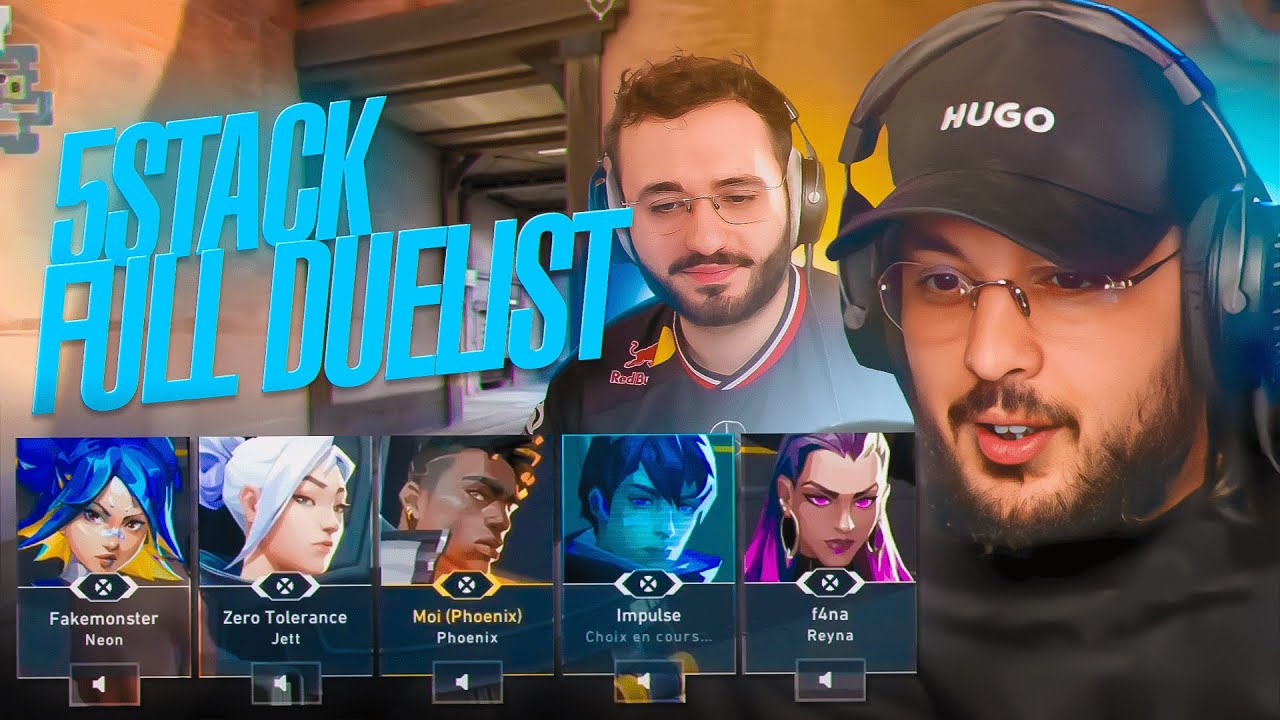 La pire équipe en ranked ! (5stack Valorant)