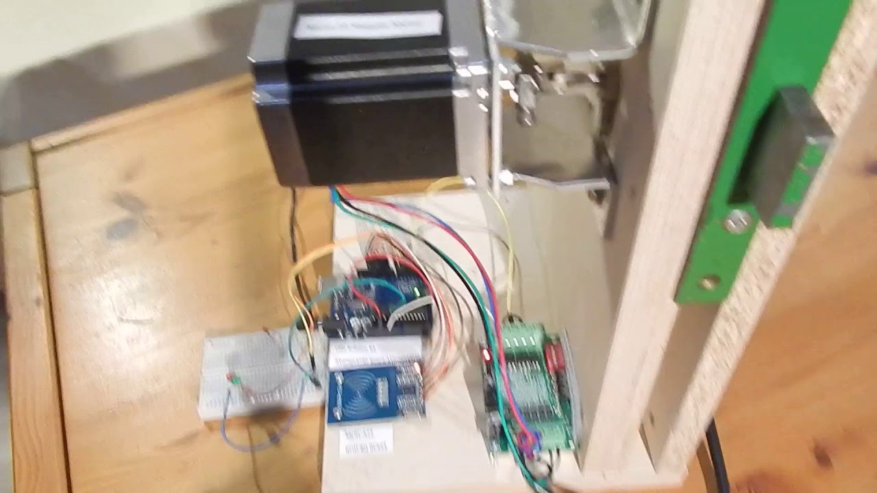 Arduino RFID Motorschloss mit Schrittmotor