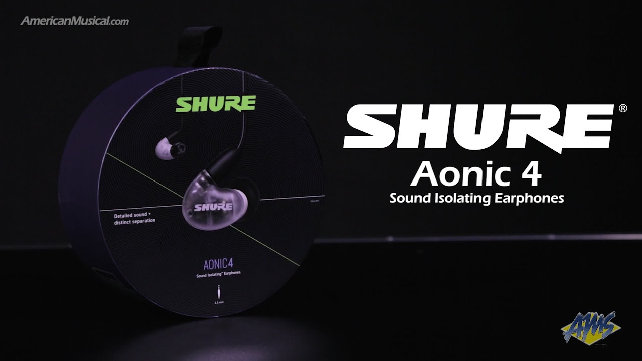 Shure Aonic 4 Sound Isolating Earphones - AmericanMusical.com