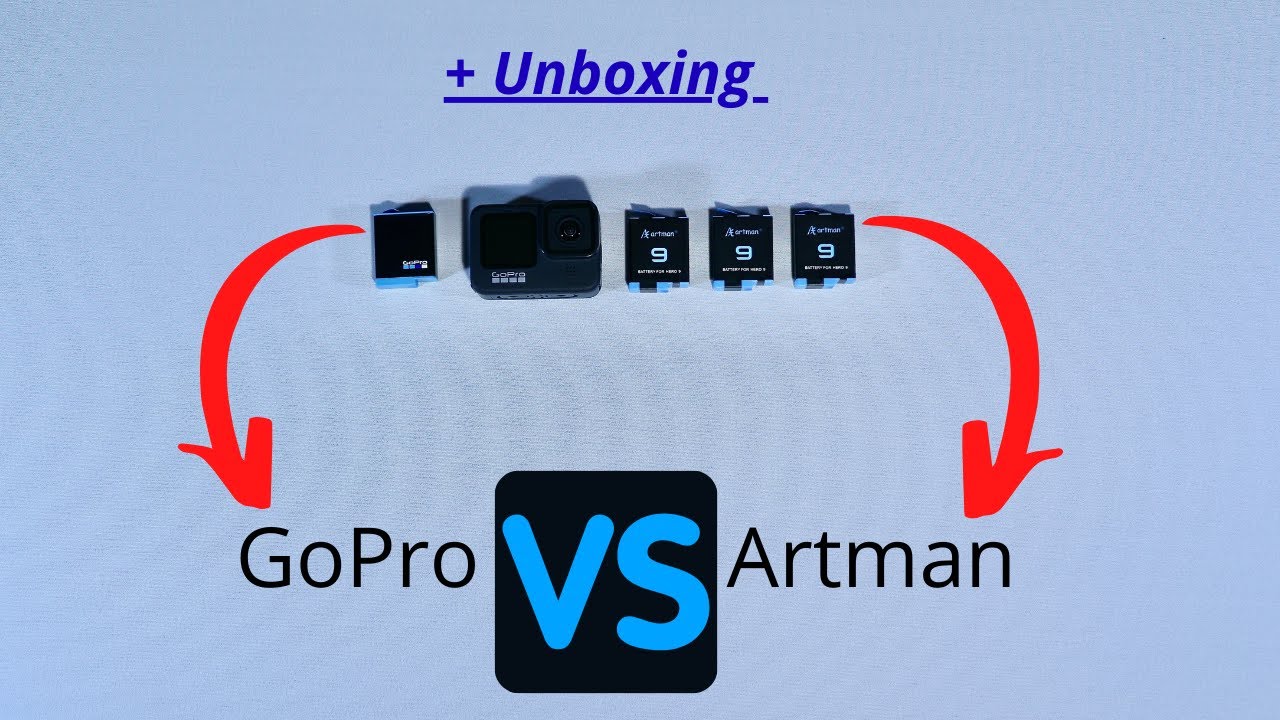 (GoPro Hero 9) Battery Unboxing and Comparison!