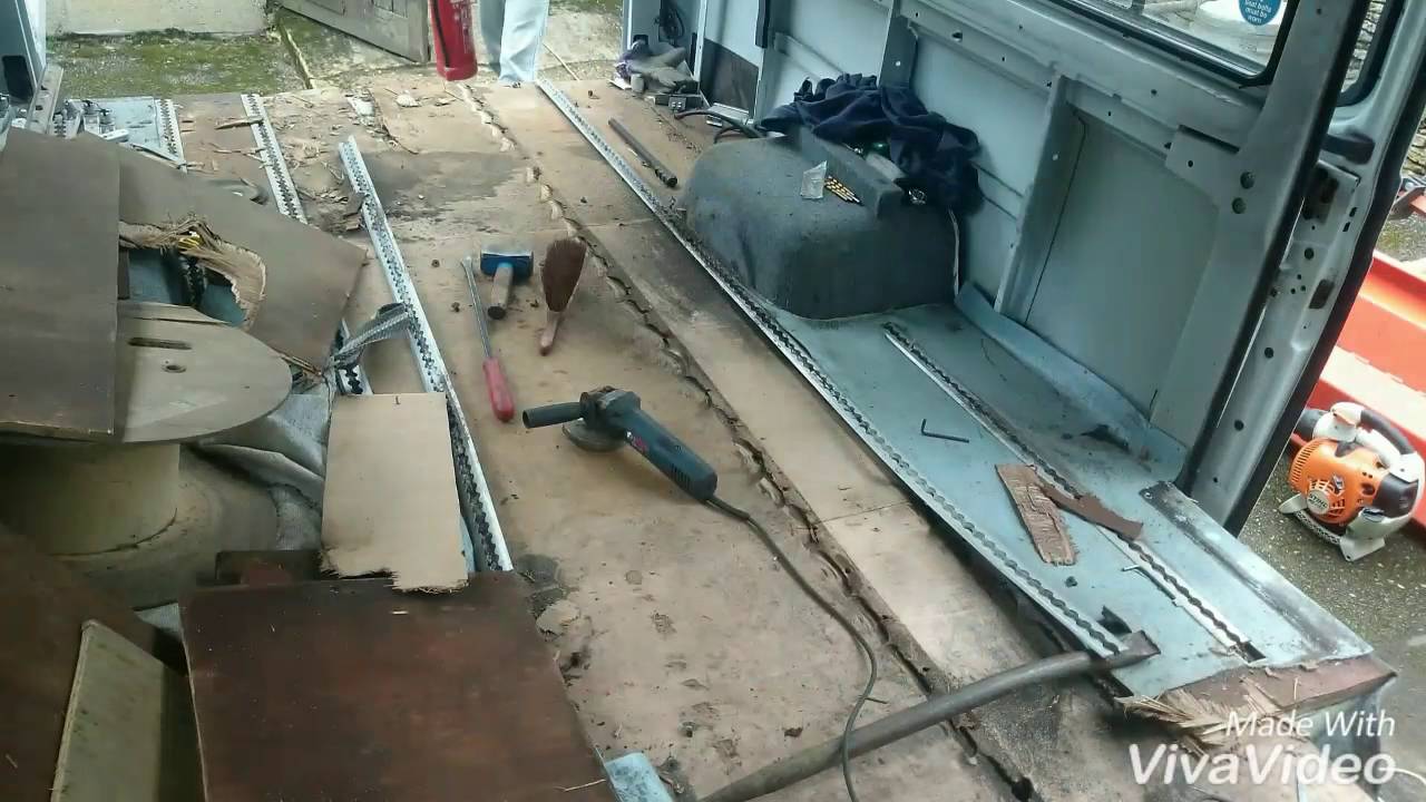 LDV Convoy minibus floor removal