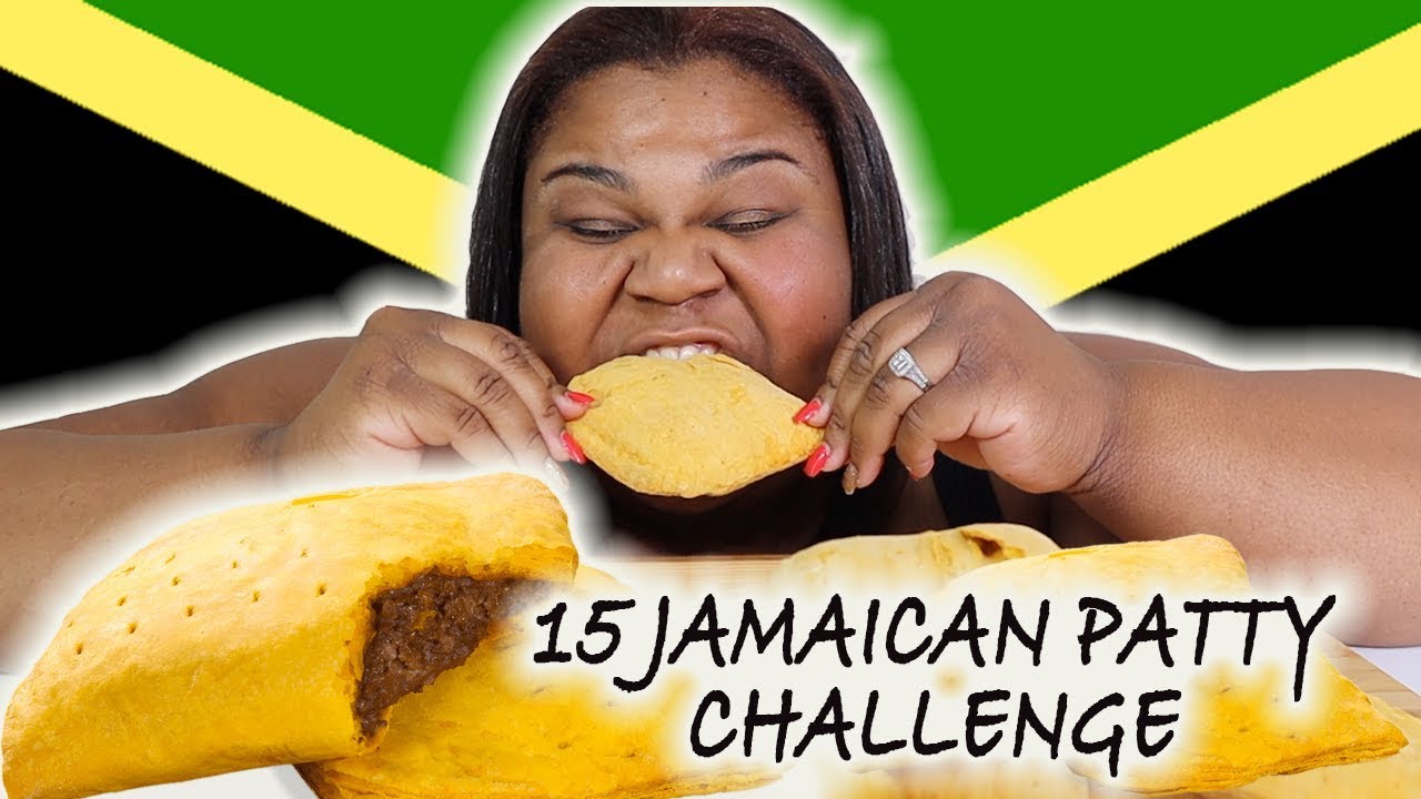 15 JAMAICAN PATTY CHALLENGE| BADDIETWINZ| mukbang| jamaican patties| jamaican beef patties