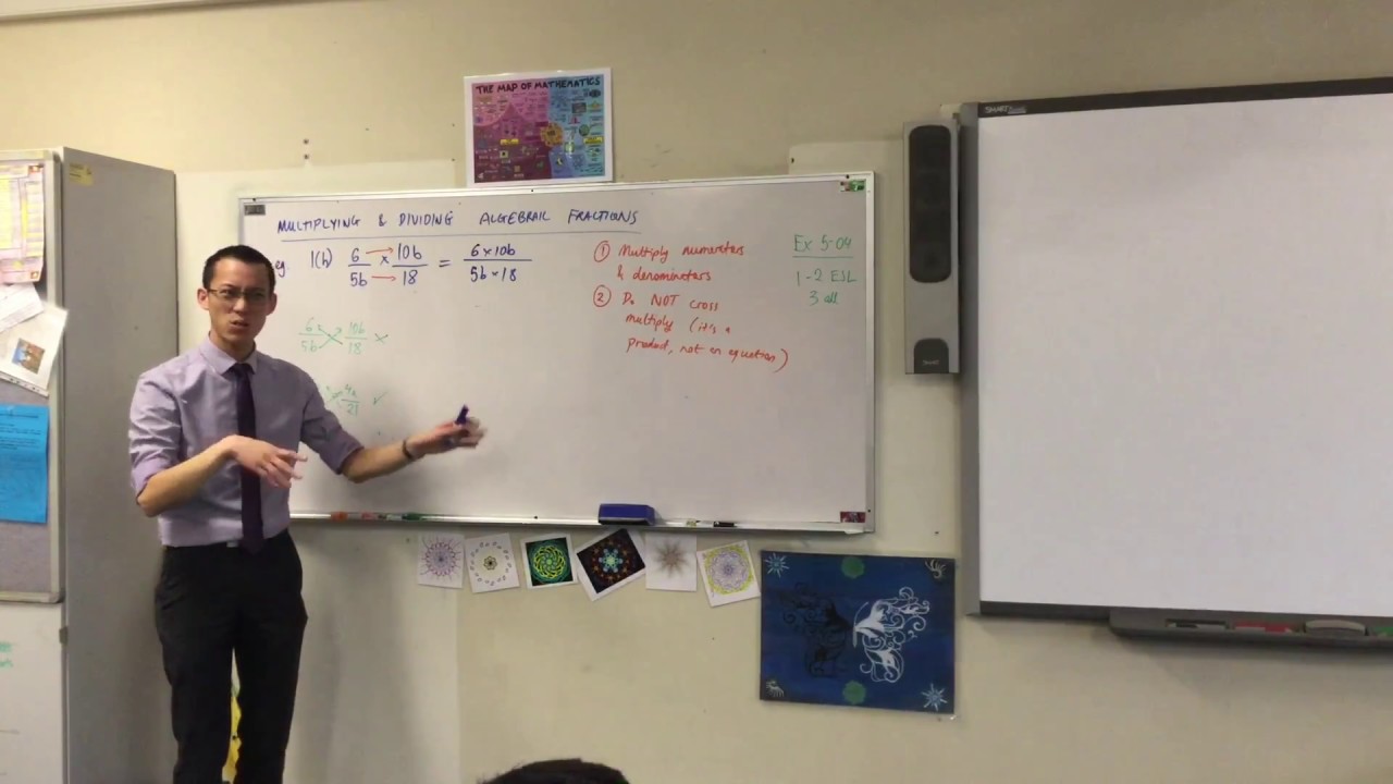 Algebraic Fractions (2 of 2: Multiplication & Division)