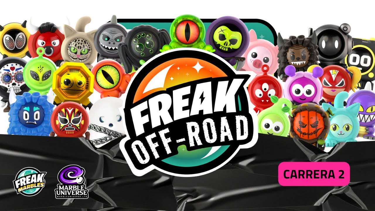 CARRERA 2 | OFF-ROAD DE FREAK MARBLES  #freakmarbles  #marblerun
