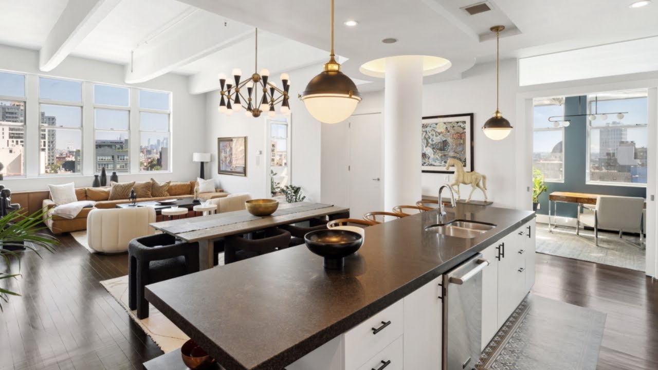 TOURING a LUXURY LOFT in WILLIAMSBURG, BROOKLYN! | 60 Broadway, 8J | SERHANT. Tour