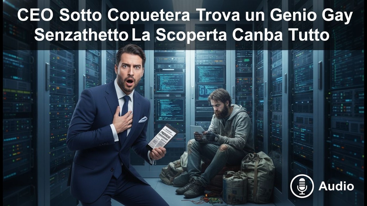 CEO sotto copertura trova genio gay senzatetto in sala server – la scoperta sconvolge la vita.