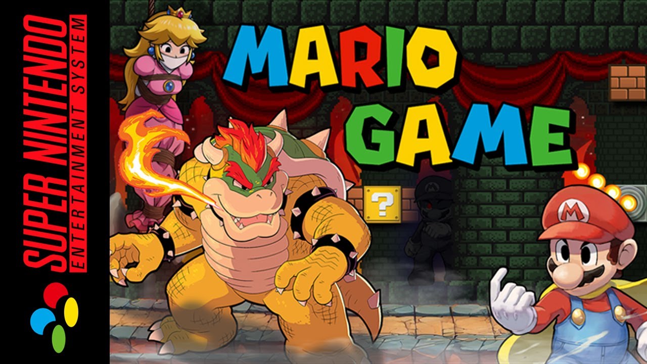 [Longplay] SNES - Mario Game [Hack] [100%] (4K, 60FPS)