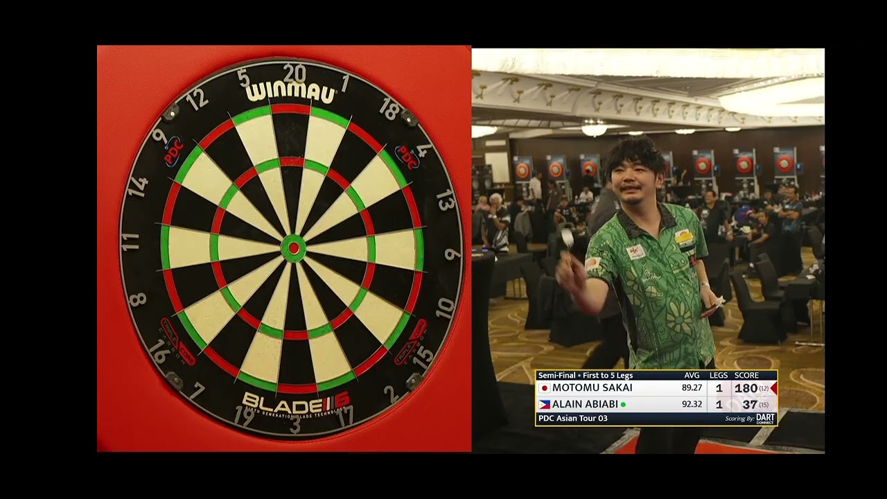 Motomu Sakai v Alain AbiAbi - PDC Asian Tour 2026 Event 3 - Semi Final